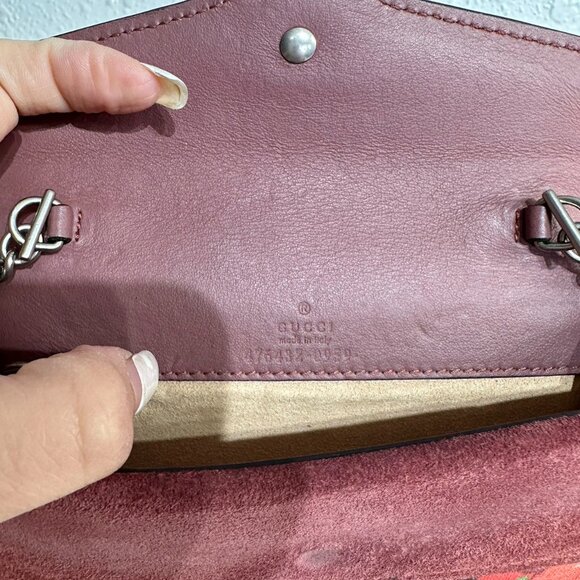 Gucci GG Logo Supreme Super Mini Dionysus Shoulder Bag Crossbody - Picture 9 of 9
